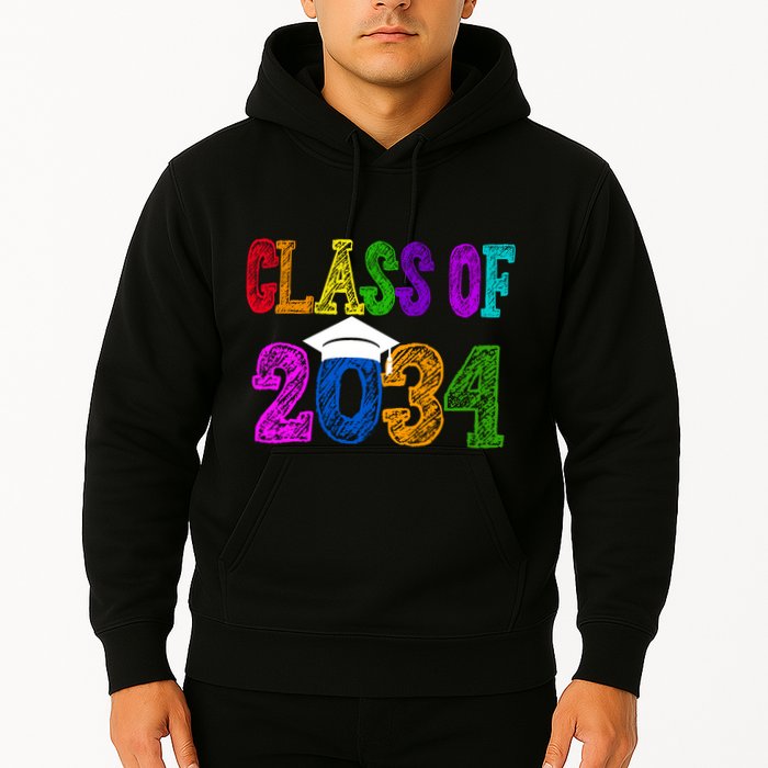 Class Of 2034 Graduation First Day Of School Hoodie