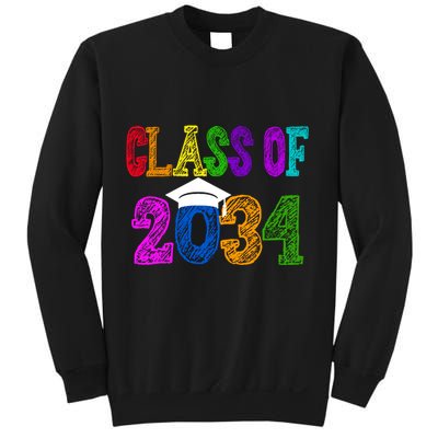 Class Of 2034 Graduation First Day Of School Sweatshirt
