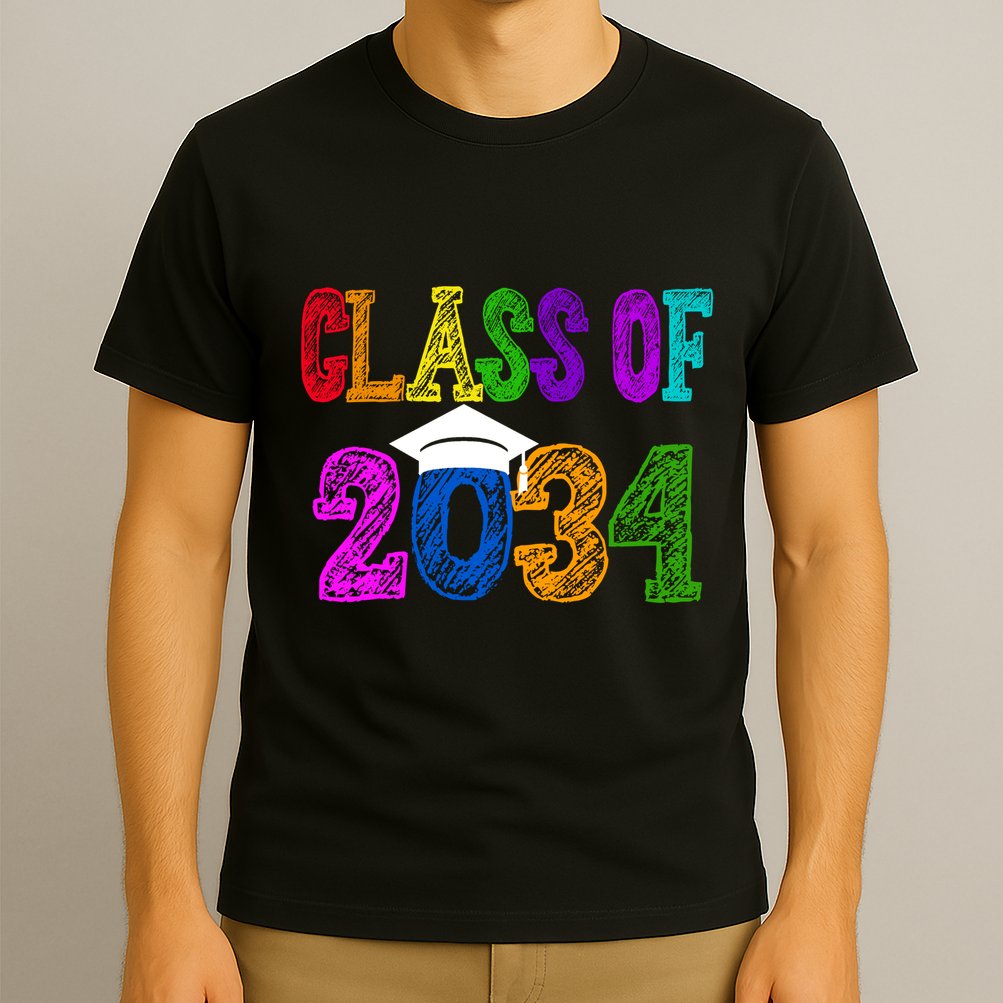 Class Of 2034 Graduation First Day Of School T-Shirt