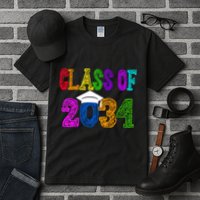 Class Of 2034 Graduation First Day Of School Tall T-Shirt