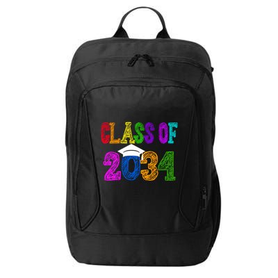 Class Of 2034 Graduation First Day Of School City Backpack