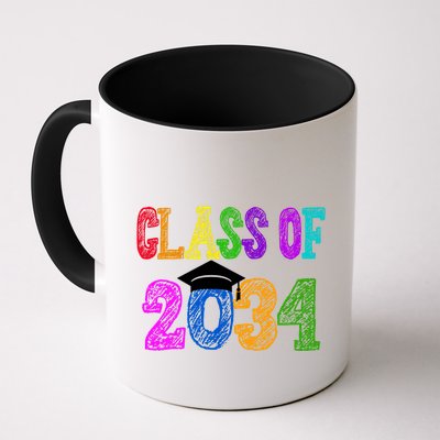 Class Of 2034 Graduation First Day Of School Mug