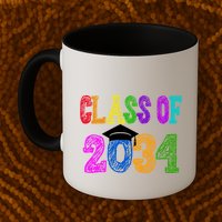 Class Of 2034 Graduation First Day Of School Mug