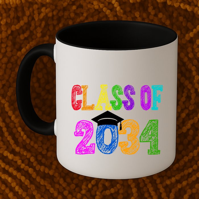 Class Of 2034 Graduation First Day Of School Mug