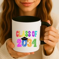Class Of 2034 Graduation First Day Of School Mug