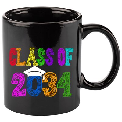 Class Of 2034 Graduation First Day Of School 11oz C Handle Ceramic Mug