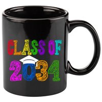 Class Of 2034 Graduation First Day Of School 11oz C Handle Ceramic Mug