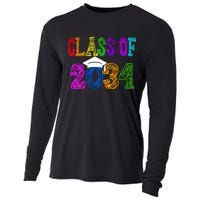 Class Of 2034 Graduation First Day Of School Cooling Performance Long Sleeve Crew