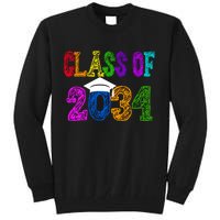 Class Of 2034 Graduation First Day Of School Tall Sweatshirt