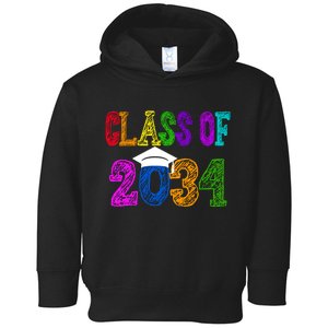 Class Of 2034 Graduation First Day Of School Toddler Hoodie