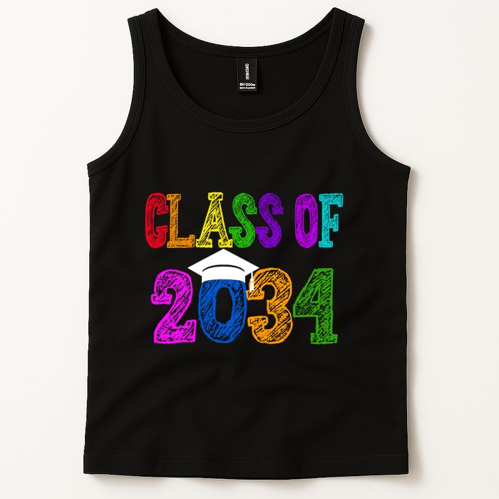 Class Of 2034 Graduation First Day Of School Tank Top