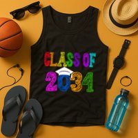 Class Of 2034 Graduation First Day Of School Tank Top