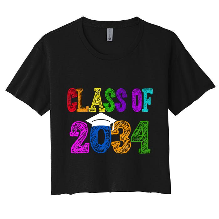 Class Of 2034 Graduation First Day Of School Crop Top