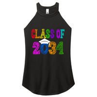 Class Of 2034 Graduation First Day Of School Women's Perfect Tri Rocker Tank