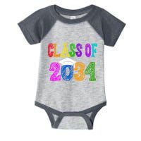 Class Of 2034 Graduation First Day Of School Infant Baby Jersey Bodysuit