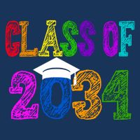 Class Of 2034 Graduation First Day Of School Infant Baby Jersey Bodysuit