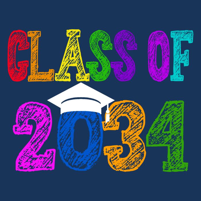 Class Of 2034 Graduation First Day Of School Infant Baby Jersey Bodysuit