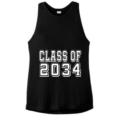 Class Of 2034 Grow With Me Ladies PosiCharge Tri-Blend Wicking Tank
