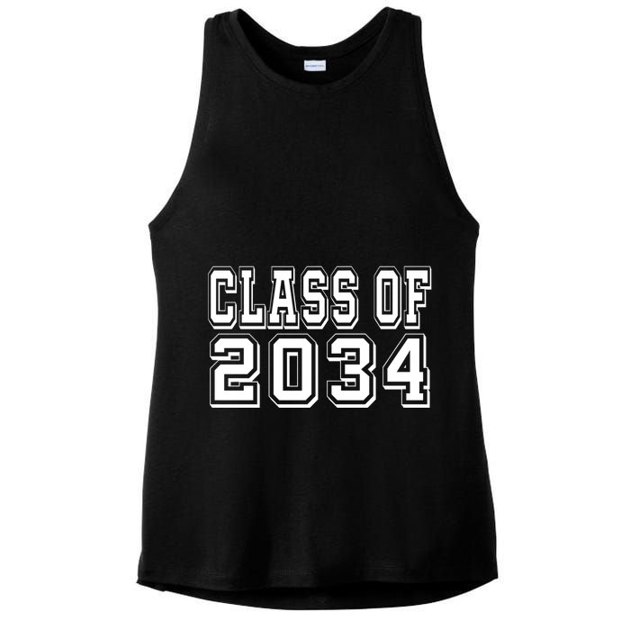 Class Of 2034 Grow With Me Ladies PosiCharge Tri-Blend Wicking Tank