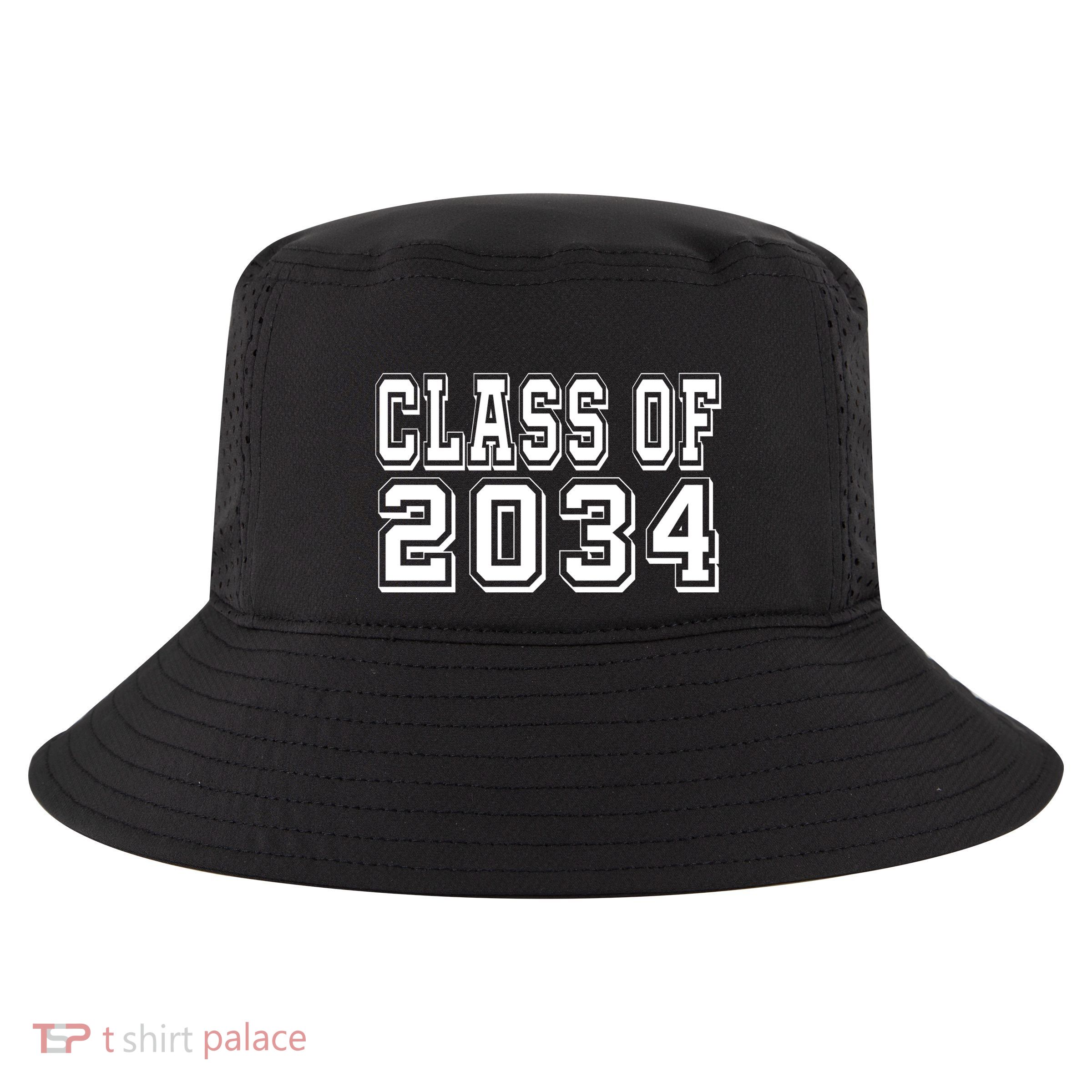 Class Of 2034 Grow With Me Cool Comfort Performance Bucket Hat