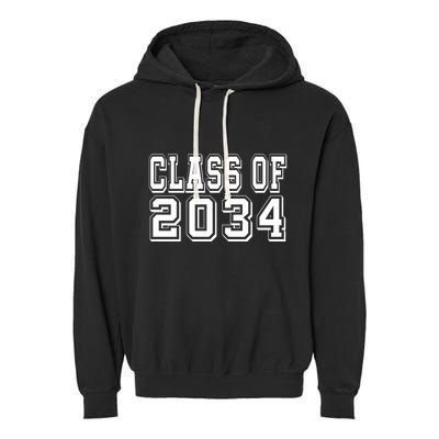 Class Of 2034 Grow With Me Garment-Dyed Fleece Hoodie