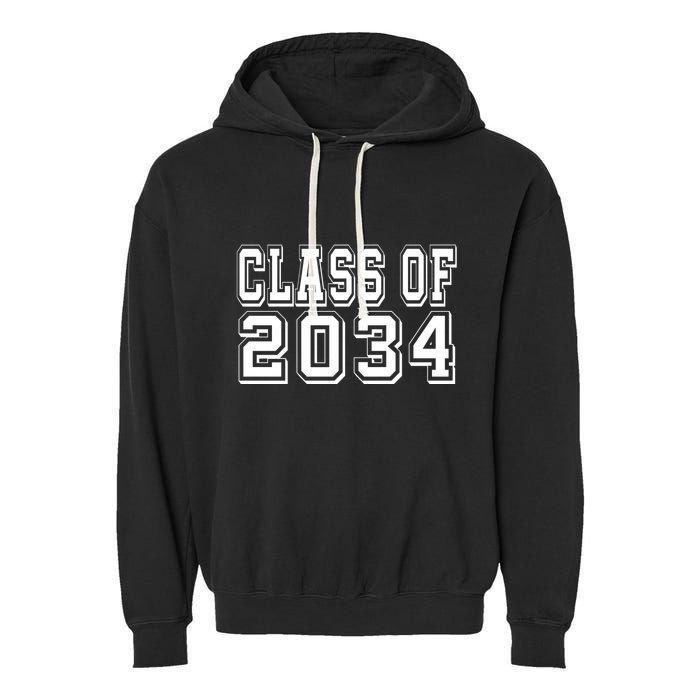 Class Of 2034 Grow With Me Garment-Dyed Fleece Hoodie