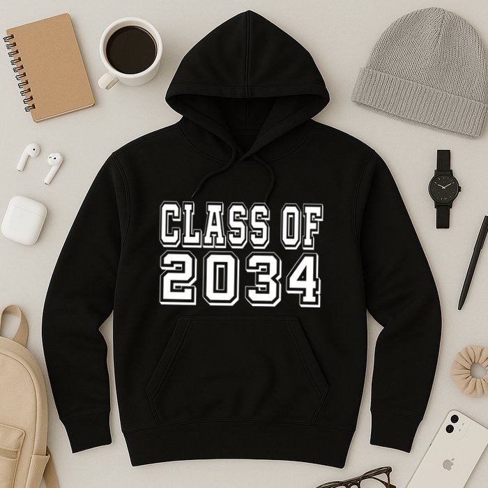 Class Of 2034 Grow With Me Hoodie
