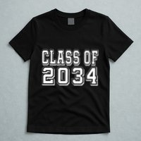 Class Of 2034 Grow With Me T-Shirt