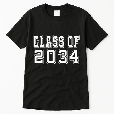 Class Of 2034 Grow With Me Tall T-Shirt