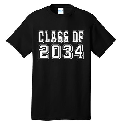 Class Of 2034 Grow With Me Tall T-Shirt