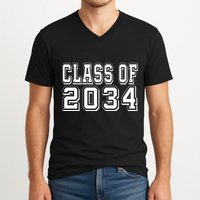 Class Of 2034 Grow With Me V-Neck T-Shirt