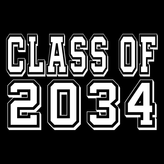 Class Of 2034 Grow With Me Drawstring Bag