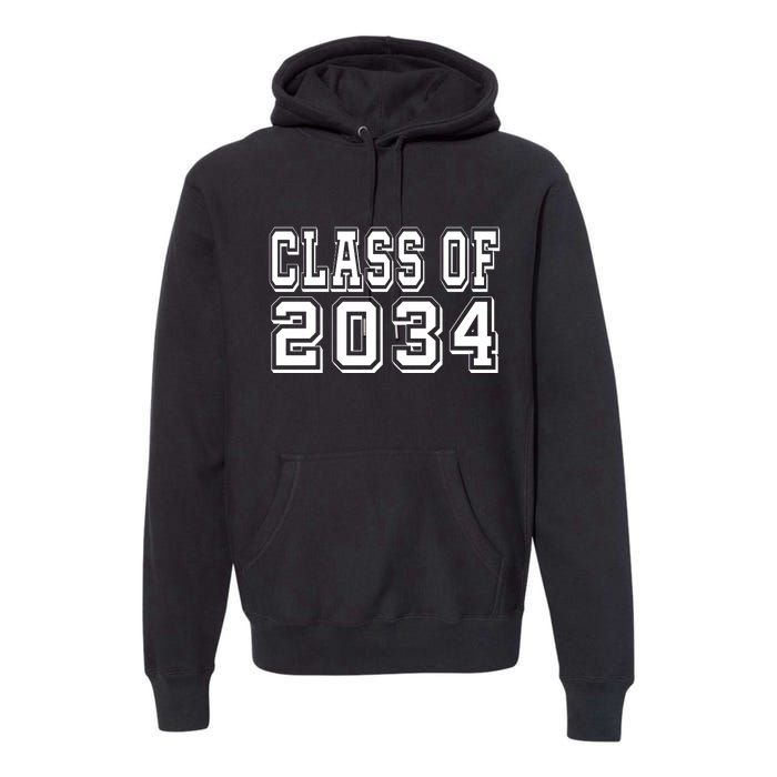 Class Of 2034 Grow With Me Premium Hoodie