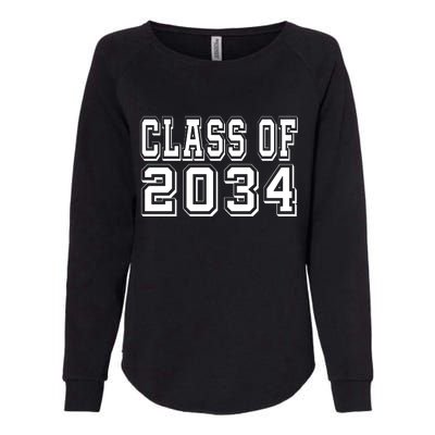 Class Of 2034 Grow With Me Womens California Wash Sweatshirt