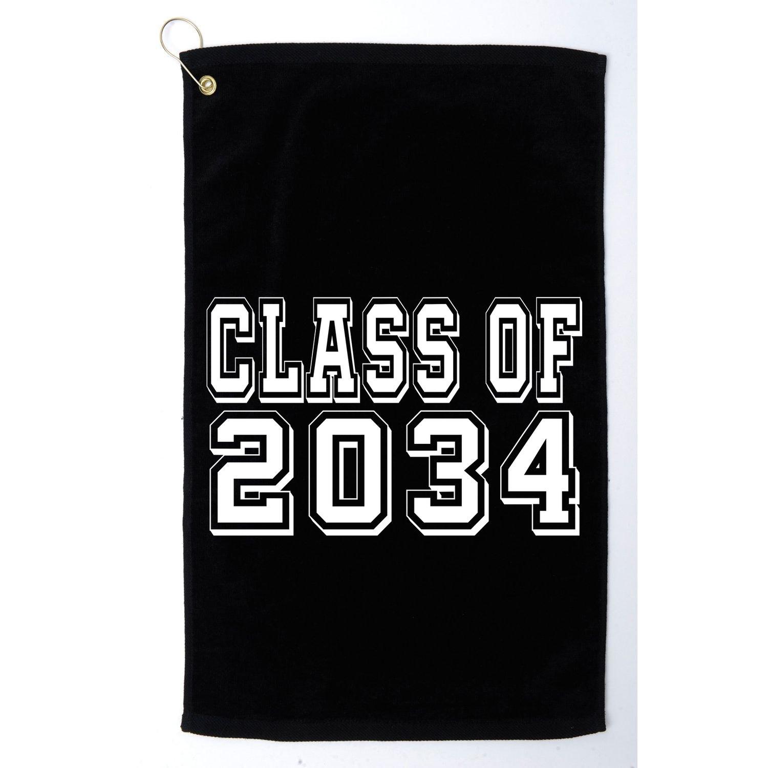 Class Of 2034 Grow With Me Golf Towel