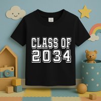 Class Of 2034 Grow With Me Toddler T-Shirt
