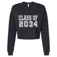 Class Of 2034 Grow With Me Cropped Pullover Crew