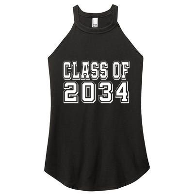 Class Of 2034 Grow With Me Women's Perfect Tri Rocker Tank