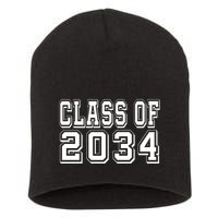Class Of 2034 Grow With Me Short Acrylic Beanie