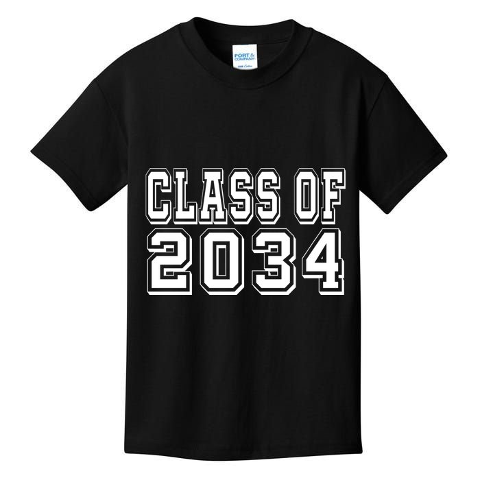 Class Of 2034 Grow With Me Kids T-Shirt