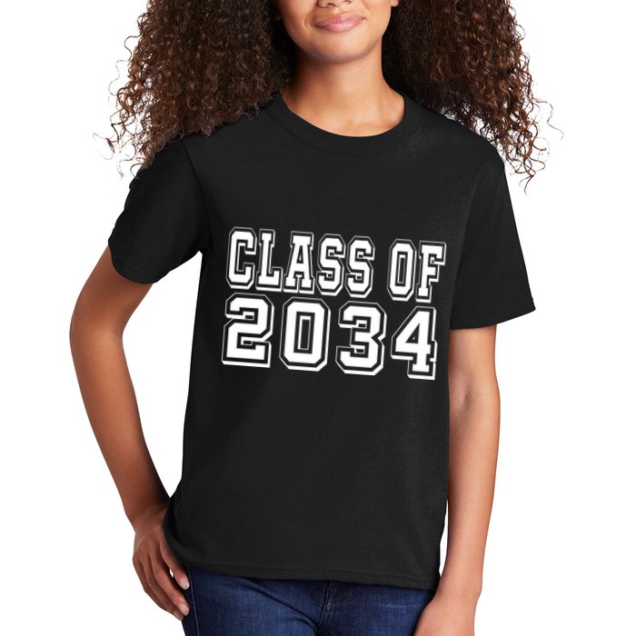 Class Of 2034 Grow With Me Kids T-Shirt