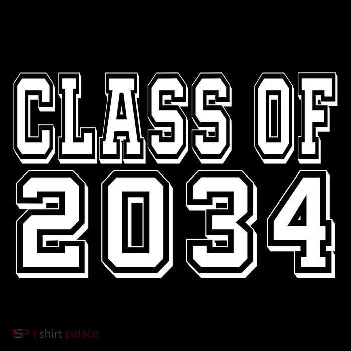 Class Of 2034 Grow With Me Kids T-Shirt