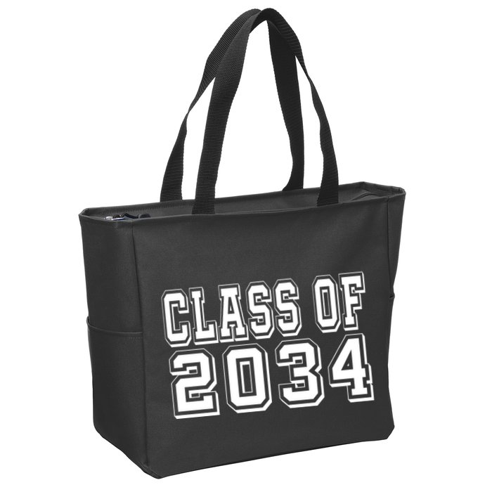 Class Of 2034 Grow With Me Zip Tote Bag