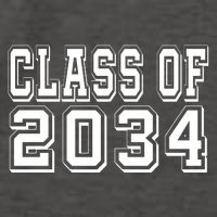 Class Of 2034 Grow With Me Vector Backpack