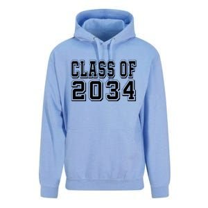 Class Of 2034 Grow With Me Unisex Surf Hoodie