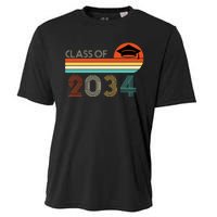 Class Of 2034 Grow With Me Pre-K Graduate Vintage Cooling Performance Crew T-Shirt