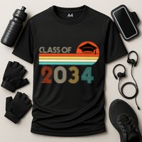 Class Of 2034 Grow With Me Pre-K Graduate Vintage Performance Shirt