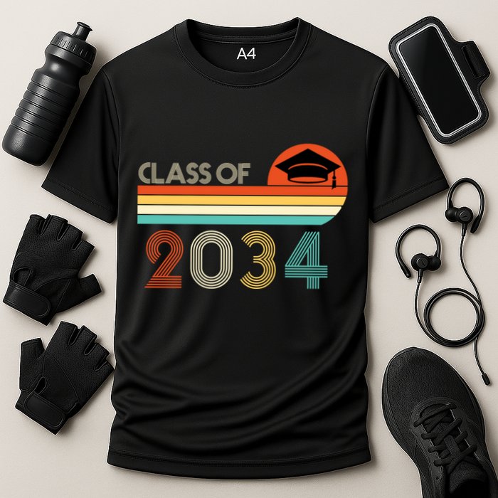 Class Of 2034 Grow With Me Pre-K Graduate Vintage Performance Shirt