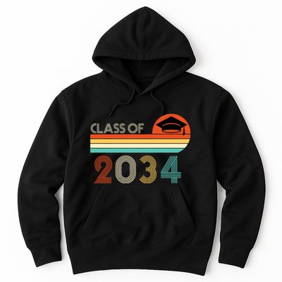 Class Of 2034 Grow With Me Pre-K Graduate Vintage Hoodie