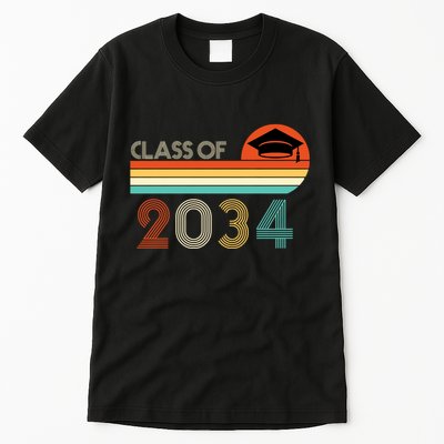 Class Of 2034 Grow With Me Pre-K Graduate Vintage Tall T-Shirt